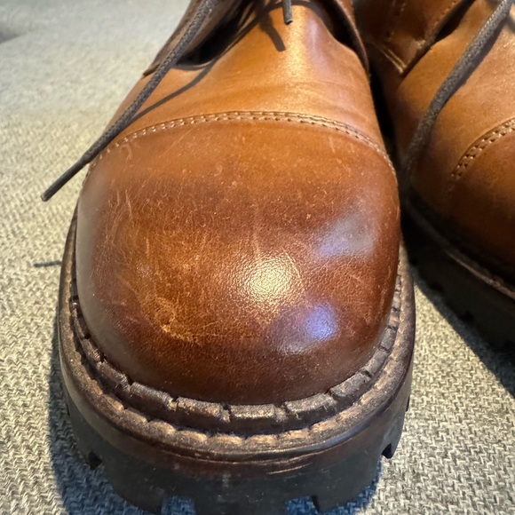 Brown leather cap toe boots - Johnston & Murphy - 9.5 US mens - Picture 11 of 11